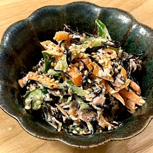 michuの作ってみた!投稿(もりもり食べられる♪たっぷりひじきのツナマヨ野菜サラダ)