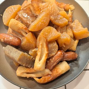 mi-koの作ってみた!投稿(ほっこり♡温まる～《味噌煮込みおでん風》)