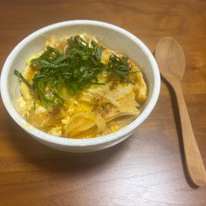 こむぎの作ってみた!投稿(地味ウマ！油揚げ丼)