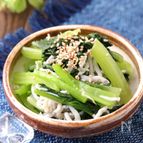 簡単さっぱり副菜♪小松菜の白だしわさび和え