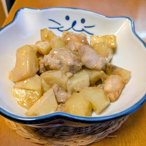 ゆきまる🐬🫧の作ってみた!投稿(【やみつき鶏じゃが】ワンパン15分！大人気レシピをアレンジ♪)