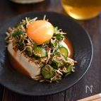 【きゅうりとじゃこの旨辛冷奴】ビールに合う夏おつまみ！