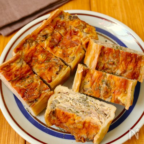 焼くまで10分!【お手軽きのこキッシュ】生クリーム不要♩