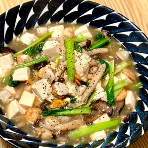 michuの作ってみた!投稿(旨味ましまし♪『シーフードと豆腐のうま塩あんかけ』)