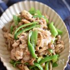 豚こまとピーマンの味噌炒め【作り置き】