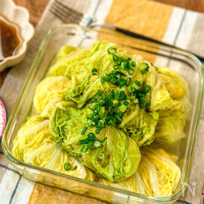 【ヘルシーなロール白菜】豚こまで作る♪巻いてチンするだけ♪