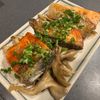 なつみかんの作ってみた!投稿(こってりご飯がススム♪鮭と舞茸の味噌マヨ焼き)
