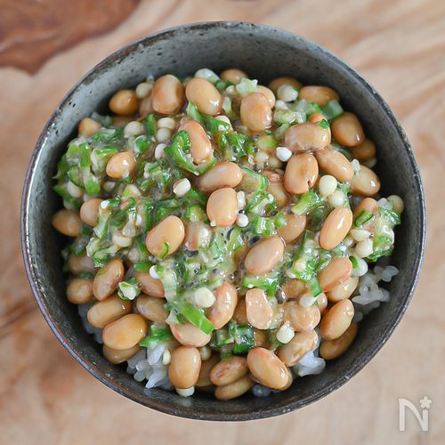 ネバネバでパワーアップ！火を使わない！オクラ納豆ごはん