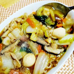ヴェルの作ってみた!投稿(あんが美味しい！ご飯に乗せたい♡野菜たっぷり八宝菜)