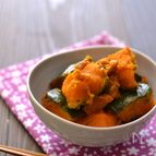 カレー風味の粉ふきかぼちゃ