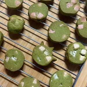 891391の作ってみた!投稿(米粉のほろほろクッキー(抹茶チョコチップ))