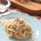 チーズのシンプル玄米パスタ