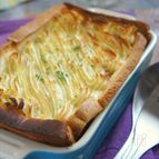 秋鮭とマッシュポテトのパングラタン