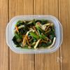 レンジで5分！【小松菜の鶏がらお浸し】胡麻油香る♩の工程2