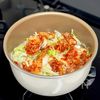 豆腐と白菜のまろやかチゲ風ふわたまスープの工程2