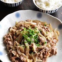 【豚こまと玉ねぎのニンニクマヨポーク】ごはんがすすむ！