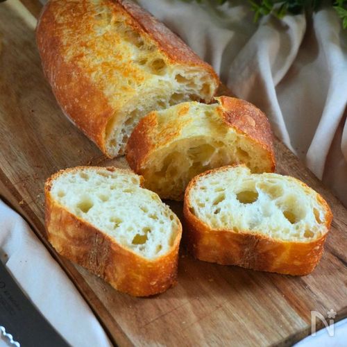 こねない！初めてでも作れる♪強力粉で本格フランスパン