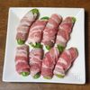 うまだれ!スナップえんどうの甘辛肉巻きの工程2