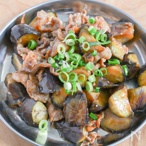 白いごはんがすすむ!豚こま肉とナスのオイスターソース炒め