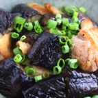 ナスと鶏肉の柚子胡椒炒め