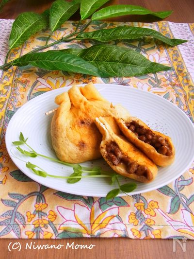 油揚げの納豆チリチーズ詰め焼き By 庭乃桃 レシピサイト Nadia ナディア プロの料理家のおいしいレシピ