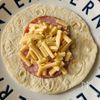 レンジで簡単【ハムチーズ風ブリトー】朝食・軽食・おつまみにもの工程1
