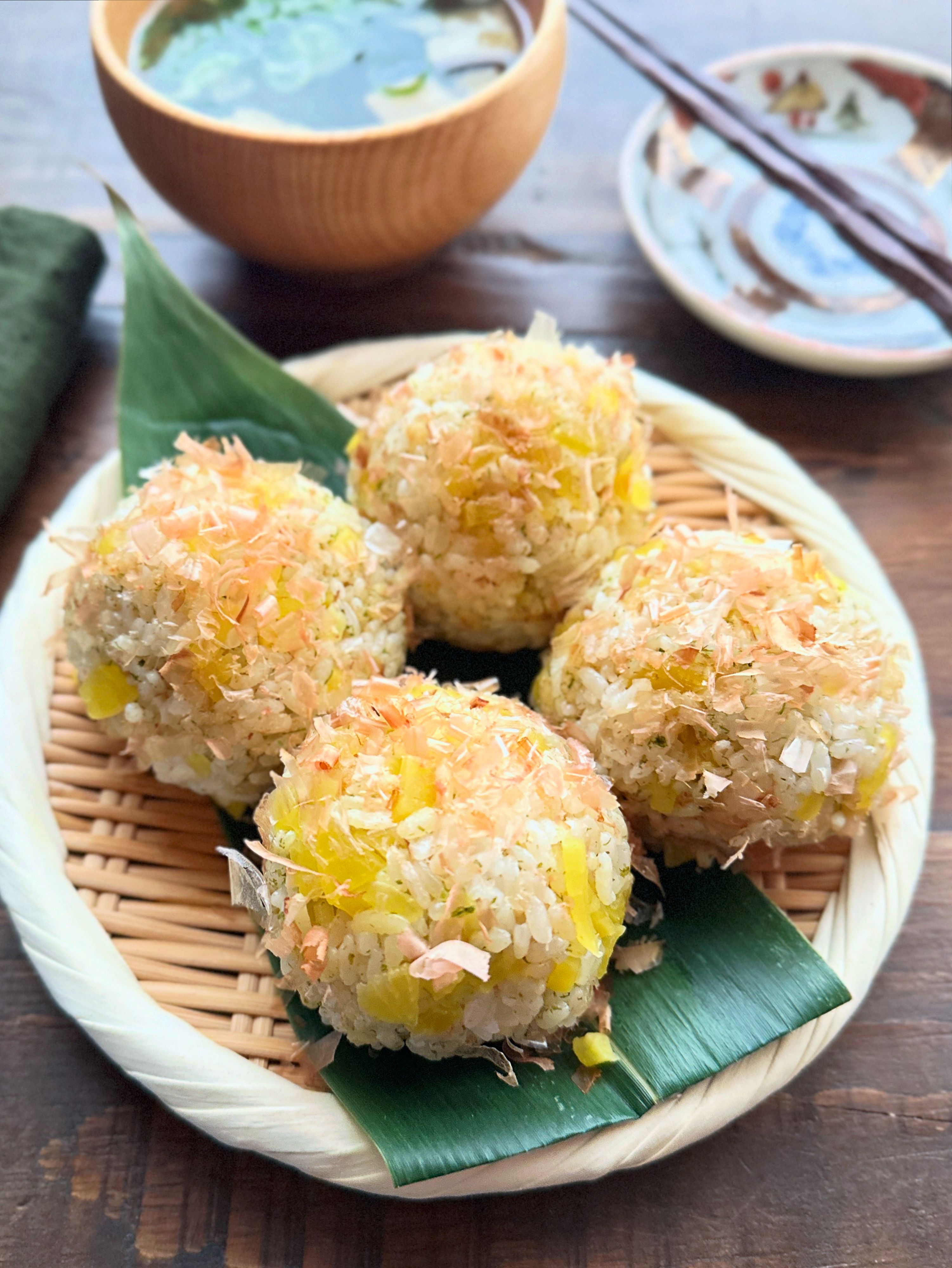 たく天！おかかまぶしおにぎり】うま味広がる！絶品・やみつき