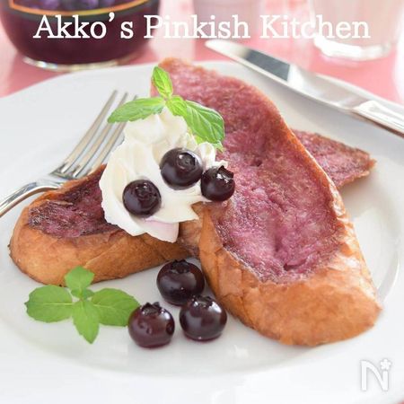 激ウマ ブルーベリーシロップのフレンチトースト By 豊田 亜紀子 レシピサイト Nadia ナディア プロの料理家のおいしいレシピ