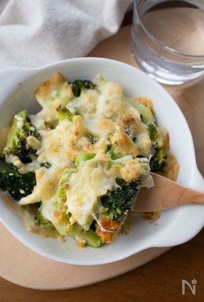 ブロッコリーと卵のチーズパン粉焼き【簡単！トースター使用】