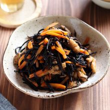【冷凍作り置き】冷凍定番!長ひじきと油揚げの煮物