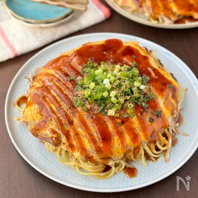 【本場そっくり!ライスペーパー広島風お好み焼き】節約