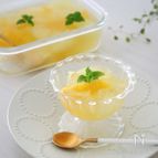 火を使わず【簡単】フルーツたっぷり♡スコップゼリー