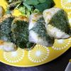 870325の作ってみた!投稿(【もっちモチサクサク鶏チーズ大葉餃子】餃子の皮よりおいしい?)
