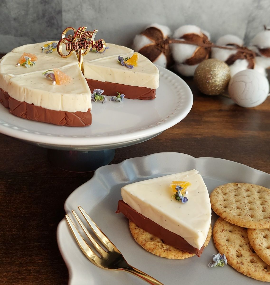 6ピースチーズで☆デコレーションケーキ風 | レシピサイトNadia