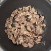白菜と豚こま《やみつき♡にんにく味噌炒め》の工程1