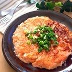 ふわふわの中からとろ〜り♡チーズインふわふわ長芋明太焼き