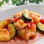 トマトジュースで作るなんちゃってブイヤベース風