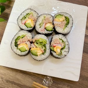 のりのり🐾🎀🤍の作ってみた!投稿(【我が家のサラダ巻き】パクパクいける！節分の恵方巻きにも◎)