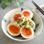 やみつき！無限に食べたい♪白いねぎ塩味玉🥚