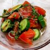 コスモスの作ってみた!投稿(切って漬けるだけ簡単！『トマトときゅうりの夏野菜だし漬け』)