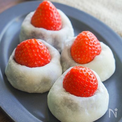 切り餅でつくる!いちご大福