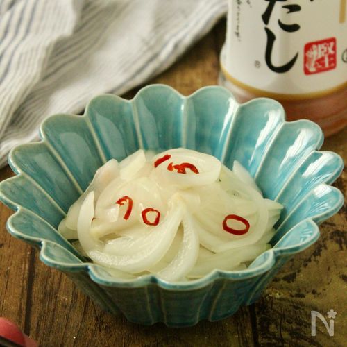 カレーのお供に♪さっぱり！新玉ねぎのだし酢漬け