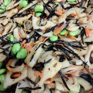 和音の作ってみた!投稿(シャキッと食感が美味しい☆【ひじきとれんこんの炒め煮】栄養◎)