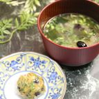 おせちリメイク！黒豆と小松菜のお味噌汁　味噌玉