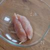 レンジで簡単！鶏ささ身ときゅうりのさっぱり酢の物♡の下準備