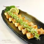 <10分で完成！>厚揚げの肉巻き〜ネギ塩ダレ〜