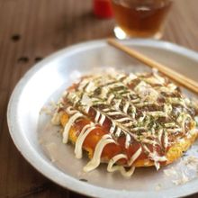 レタスお好み焼き。