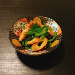 りんの作ってみた!投稿(レンジで一発！ピーマンとちくわの甘辛炒め風)