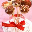 バレンタインに♡ケーキポップ