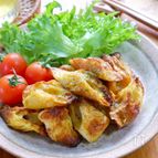 和えて焼くだけ！『ちくわのカレーマヨ焼き』